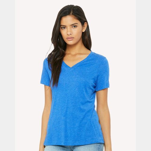 Women's Relaxed Triblend V-Neck Tee Thumbnail
