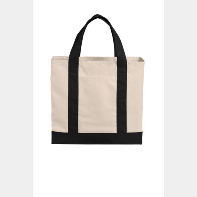 Cotton Canvas Two Tone Tote Thumbnail