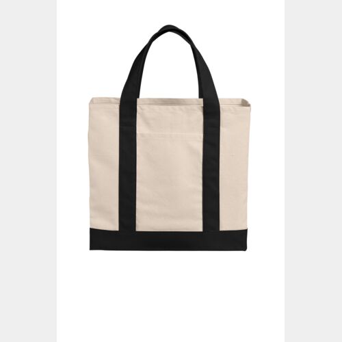 Cotton Canvas Two Tone Tote Thumbnail
