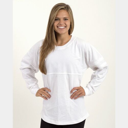 Women's Pom Pom Long Sleeve Jersey T-Shirt Thumbnail