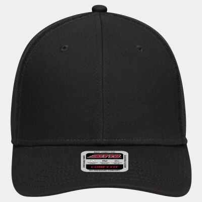 OTTO CAP® OTTO COMFY FIT® 6 Panel Low Profile Mesh Back Trucker Hat Thumbnail