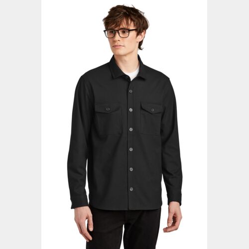 Long Sleeve Twill Overshirt Thumbnail