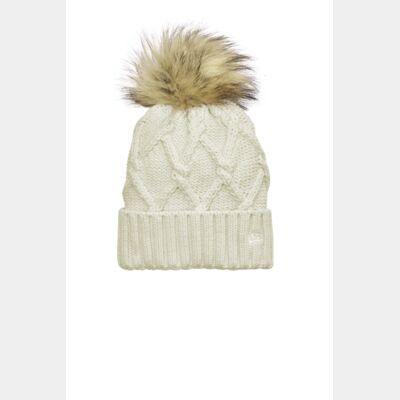 Faux Fur Pom Beanie Thumbnail
