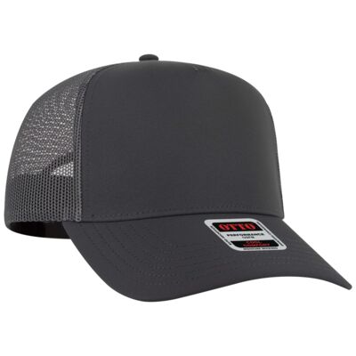 OTTO CAP® 5 Panel Mid Profile Mesh Back Trucker Hat Thumbnail