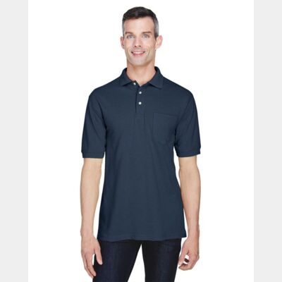 Men's Easy Blend™ Polo with Pocket Thumbnail