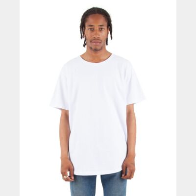 Unisex Curved Hem Long T-Shirt Thumbnail