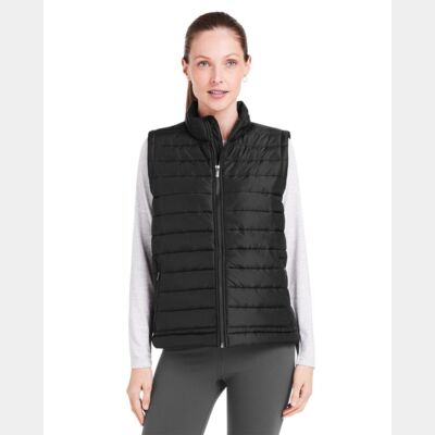 Women's Quilted Puffer Vest Thumbnail