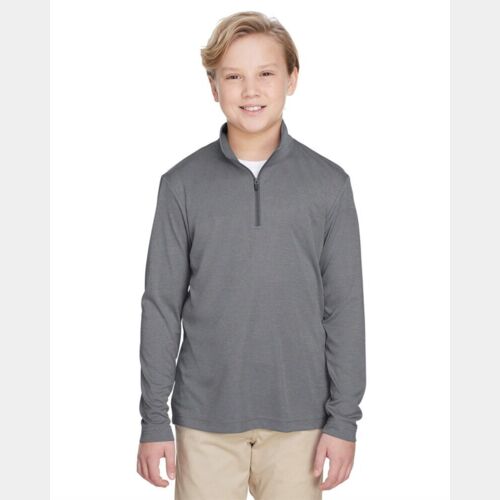 Youth Zone Sonic Heather Performance Quarter-Zip Pullover Thumbnail