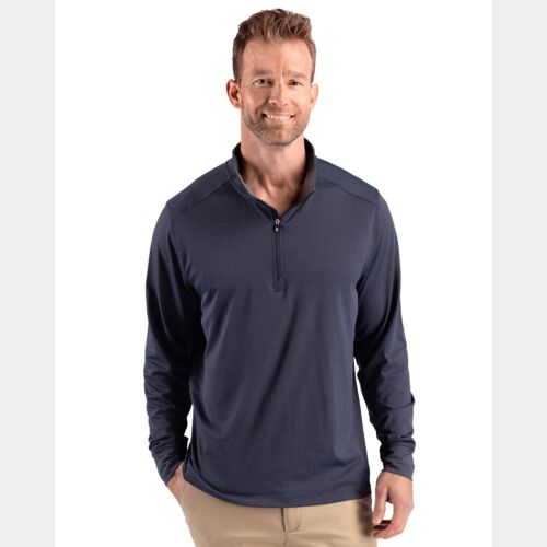 Cutter & Buck Forge Recycled Four-Way Stretch Mens Big & Tall Quarter Zip Pullover Thumbnail