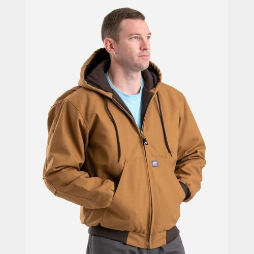 Men's Tall Highland Washed Cotton Duck Hooded Jacket Thumbnail