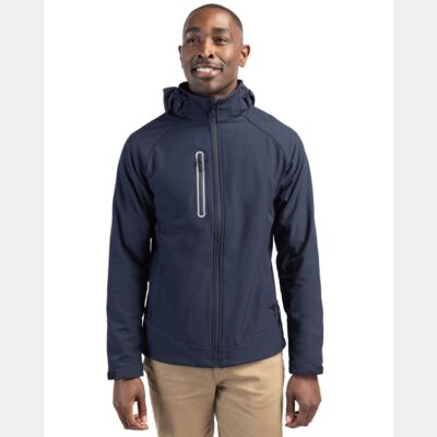 Clique Milford Waterproof Softshell Full Zip Hooded Mens Jacket Thumbnail