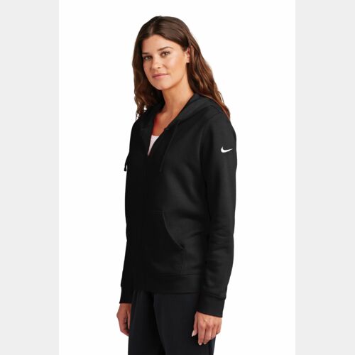 NIKE CLUB FLEECE SLEEVE SWOOSH LADIES' FULL ZIP HOODIE Thumbnail