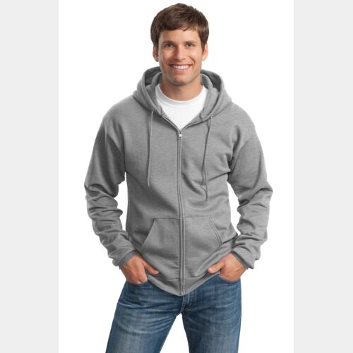 Tall Essential Fleece Full Zip Hooded Sweatshirt Thumbnail