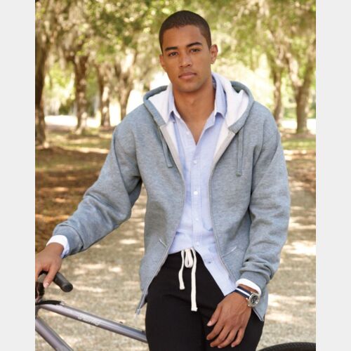 Men's Premium Full-Zip Hooded Sweatshirt Thumbnail