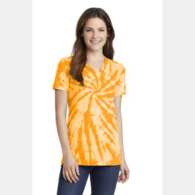 Women's Tie Dye V Neck Tee Thumbnail