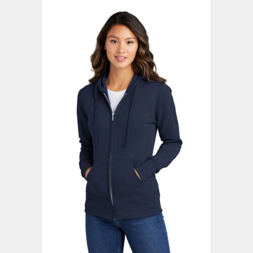 Women's Core Fleece Full Zip Hooded Sweatshirt Thumbnail