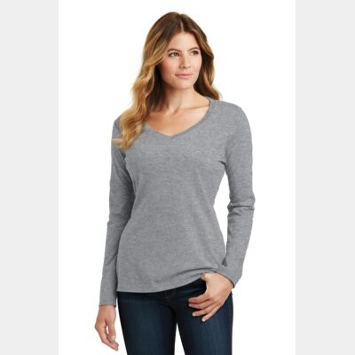 Women's Long Sleeve Fan Favorite V Neck Tee Thumbnail