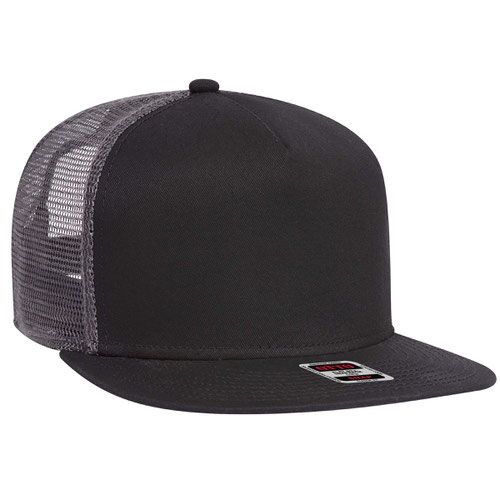 OTTO CAP® "OTTO SNAP" 5 Panel Pro Style Mesh Back Trucker Snapback Hat Thumbnail