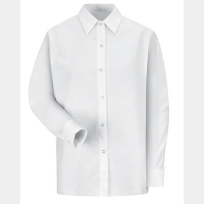 Women's Long Sleeve Specialized Pocketless Poplin Work Shirt Thumbnail