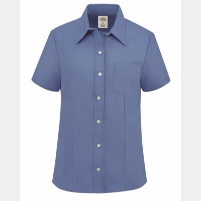 Women's Short Sleeve Stretch Oxford Shirt Thumbnail