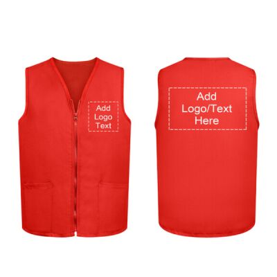 TOPTIE Custom Volunteer Work Vest Supermarket Thumbnail