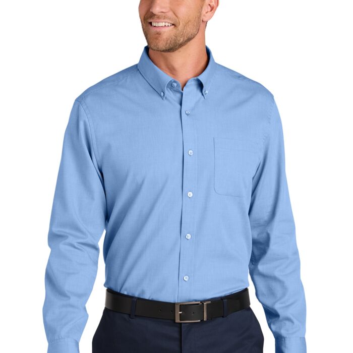 Long Sleeve Nailhead Easy Care Shirt Thumbnail