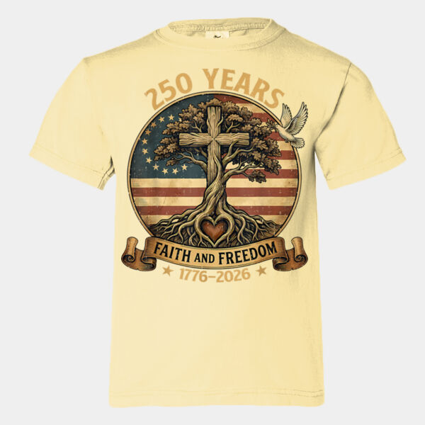 Youth Comfort Colors®️ Heavyweight Ring Spun Tee 9018 Thumbnail