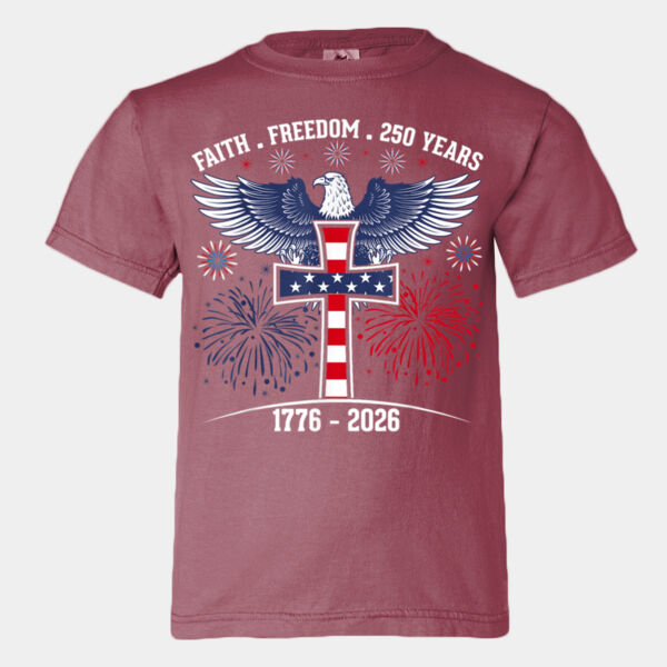 Youth Comfort Colors®️ Heavyweight Ring Spun Tee 9018 Thumbnail