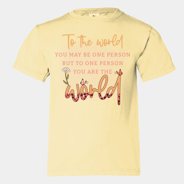Youth Comfort Colors®️ Heavyweight Ring Spun Tee 9018 Thumbnail