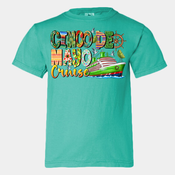 Youth Comfort Colors®️ Heavyweight Ring Spun Tee 9018 Thumbnail