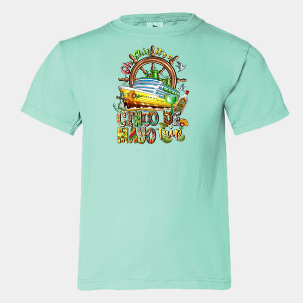 Youth Comfort Colors®️ Heavyweight Ring Spun Tee 9018 Thumbnail