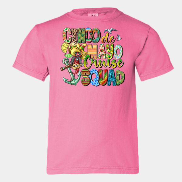 Youth Comfort Colors®️ Heavyweight Ring Spun Tee 9018 Thumbnail