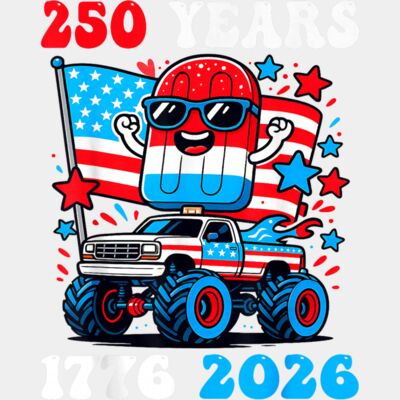 250 Years 250th Anniversary 1776 2026 USA 4th of July Boys T Shirt Thumbnail
